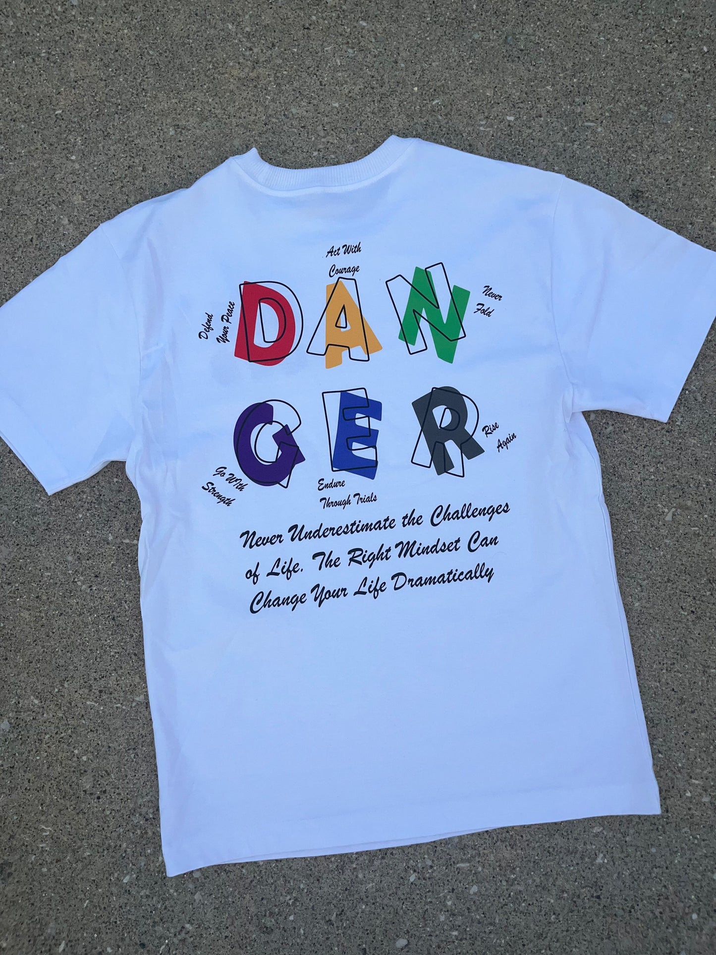Danger Tee (White)