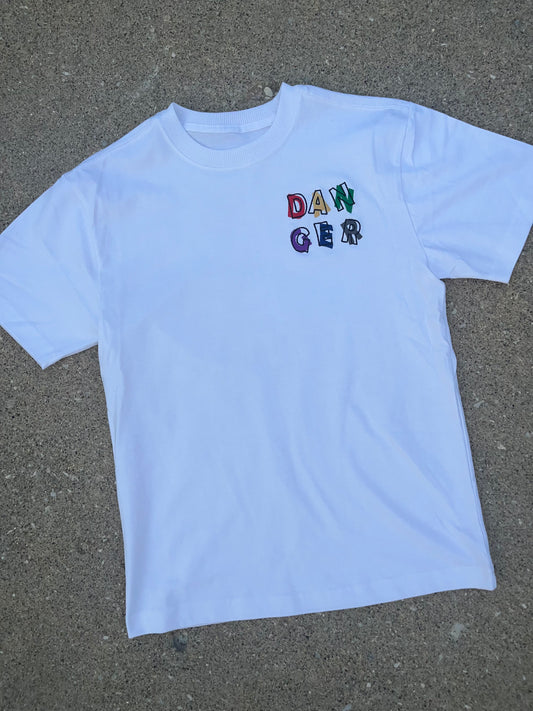 Danger Tee (White)